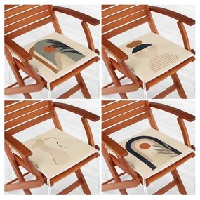 Възглавници за сядане в комплект от 4 бр. 42x42 cm Illustrated Arch – Mila Home