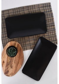 Черни керамични чинии в комплект от 2 - Hermia