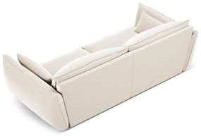 Бежов кадифен диван 208 cm Vanda – Mazzini Sofas