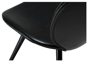 Черен кожен стол Cloud - DAN-FORM Denmark