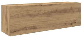 860102 vidaXL Стенен шкаф за баня, дъб артизан, 100x25x30 см, инженерно дърво