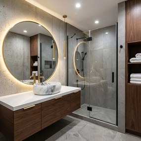 Умивалник за плот Rea Linda Granit Mat