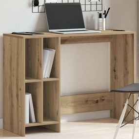 856631 vidaXL Бюро, дъб артизан, 102,5x35x75 см, инженерно дърво
