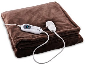 Klarstein Dr. Watson XL, 120W, 180 X 130см, електрическо одеяло,тъмно кафяво