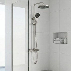 Комплект за душ Rea Lungo Stripe Brush Nickel