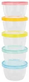 Badabulle - Купички за съхранение на храна 5 броя - 250ml