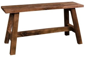 Кафява градинска пейка от масивно дърво Barcelona – House Nordic