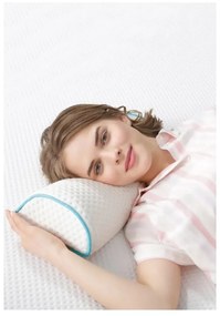 Ергономична възглавница с пълнеж от мемори пяна 18x42 cm – Mila Home