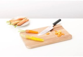 Готварски нож Brabantia Profile 1003296, 19.5 см, Закалена стомана, Устойчив на надраскване и корозия, Черен