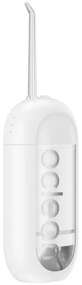 Зъбен душ Oclean W10 Lite, 3 режима, 2 накрайника, 1200 импулса в минута, До 140 PSI, USB-C, Бял