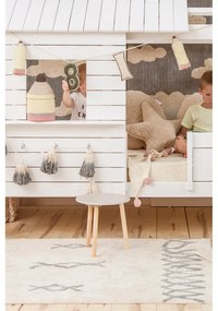 Син и кремав ръчно изработен памучен килим подходящ за пране 120x160 cm Atlas Natural – Lorena Canals