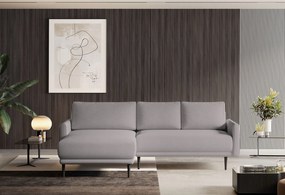 Ъглов диван Солас-екру-десен