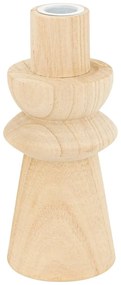 Свещник atmosphera Uma, Дърво, 24 cm, 2 бр