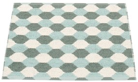 Зелен и тюркоазен килим за открито и закрито 60x70 cm Dana Army – Pappelina