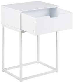 Бяло нощно шкафче Mitra - Actona