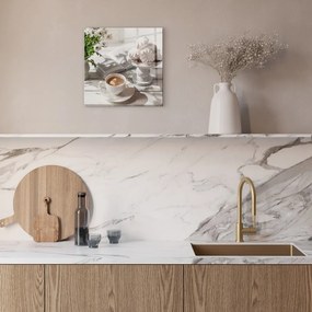 Картина върху стъкло 30x30 cm Meringue – Styler