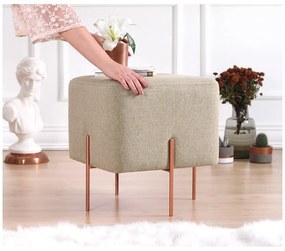 Бежова табуретка Copper – Artie