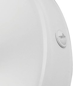 Бяла стенна лампа ø 15 cm Ellie - LAMKUR