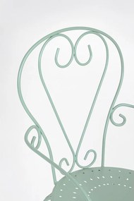 Градински стол метален в цвят мента Etienne – Bizzotto