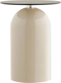 Кръгла странична масичка със стъклен плот ø 40 cm Ravello – House Nordic