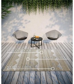 Външен килим в естествен цвят 155x230 cm Elisabeth – Villeroy&amp;Boch