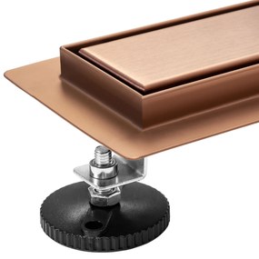 Линеен сифон Rea Pure Neo brushed copper 70