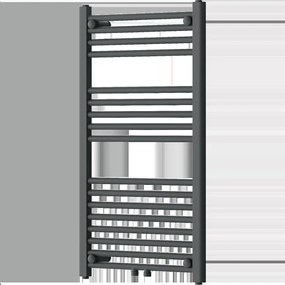 Mexen Mars радиатор за баня 900 x 500 mm, 370 W, антрацит - W110-0900-500-00-66