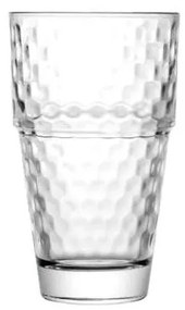 Vitrum - Стъклена чаша за коктейли висока 370мл "IMPILABILE LD HONEYCOMB" STACKABLE B6 VM-0785048