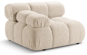 Бежов модул за диван от букле (ляв ъгъл) Bellis – Micadoni Home