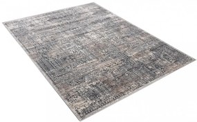 Дизайнерски модерен килим с шарка в кафяви нюанси  Ширина: 80 см | Дължина: 150 см