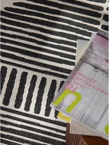 Черен/кремав кръгъл килим за открито и закрито ø 160 cm Haringey Bounds – Ted Baker