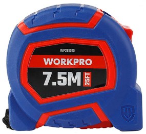 Рулетка Workpro 7,5 m x 25 mm