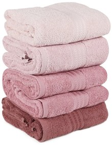 Комплект от 4 кърпи Powder, 70 x 140 cm Rainbow - Foutastic