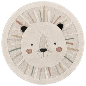 Кремав детски килим ø120 cm Clown – Universal