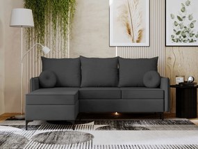 Ъглов диван Leon L-Gkri Skouro-Left