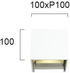 Аплика Viokef Greg Square-бял