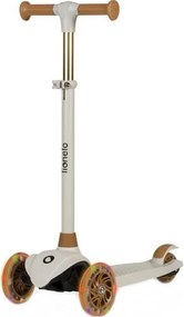 Lionelo - Детска тротинетка JESSY 3xAA бежова