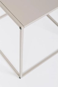 Бежови метални масички за кафе в комплект 2 бр. 38x38 cm Alrik – Yes Everyday