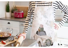 Памучна престилка с коледен мотив Festive Car – Butter Kings