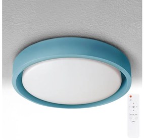 Brilagi-LED Димируемо осветително тяло MATTEO LED/48W/230V 3000–6500K Ø 41 см тюркоаз + дистанционно управление