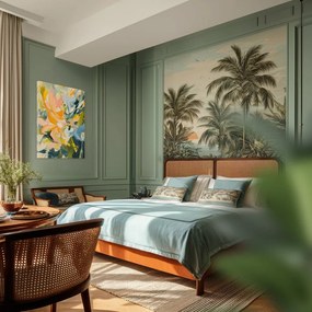 Печатна върху платно картина 70x100 cm Floral Gust – Styler