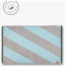 Килим за баня от органичен памук в цвят мента 50x80 cm Diagonal – Mette Ditmer Denmark