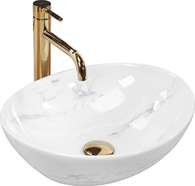 Умивалник за плот Rea Sofia Nature Marble