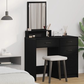 Sonata H Тоалетка с чекмеджета Черен дъб 50x41x140 см