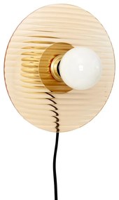 Оранжева затъмняваща се стенна лампа Halo – Hübsch