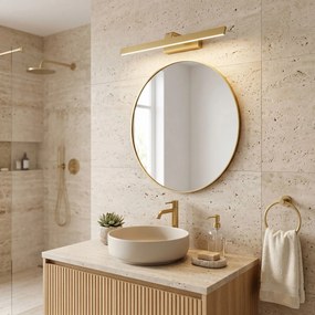 LED аплик за баня SWE008-1W 58cm BRUSH GOLD