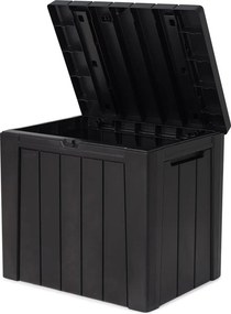 Тъмносива пластмасова градинска кутия за съхранение Urban – Keter