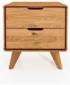 Нощно шкафче от дъбова дървесина Greg - The Beds