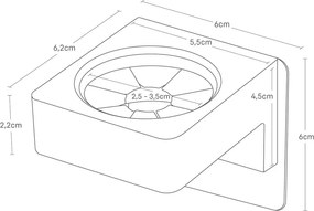 Бял пластмасов мултифункционален държач Film Hook – YAMAZAKI