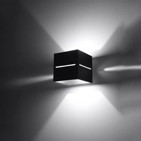 Черна стенна лампа Lorum – Nice Lamps